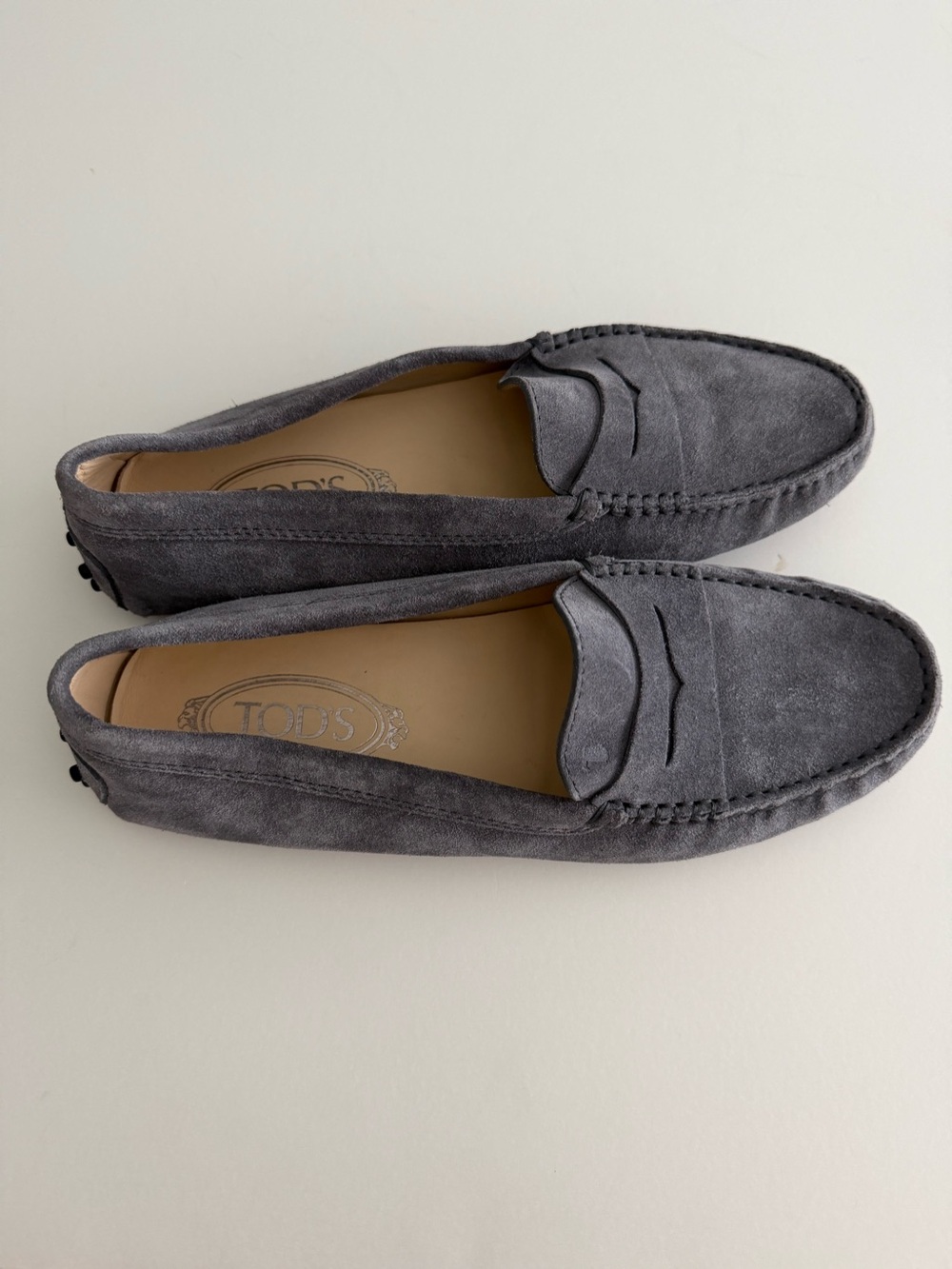 TODS Gommino suede loafers Size 39.5 - Picture 5 of 9